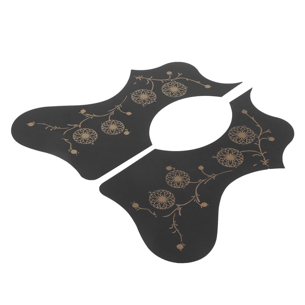 2Pcs Guitar Guard Plastic Pickguard Plate Pack Set Accessory Replacement for Acoustic