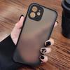 Applicable to iphone16 mobile phone case matte oil spray anti-drop all-inclusive translucent protective case matte texture
