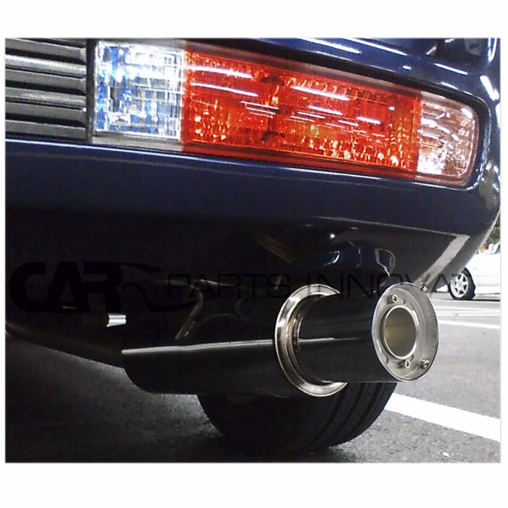 Universal unadjustable 85mm 3.5" /98mm 4'' /110mm 4.5'' Car Stainless Chrome Exhaust Muffler