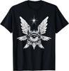 Biblical Angel Seraphim Gothic Avant-Garde 2025 Summer Crewneck Comfortable  and Women's Printed Graphic T-shirts
