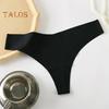 Women Underwear Low-Waisted Ice Silk Seamless Cool Feeling Cotton Crotch Underpants Solid Color Daily Briefs for Home Sleep