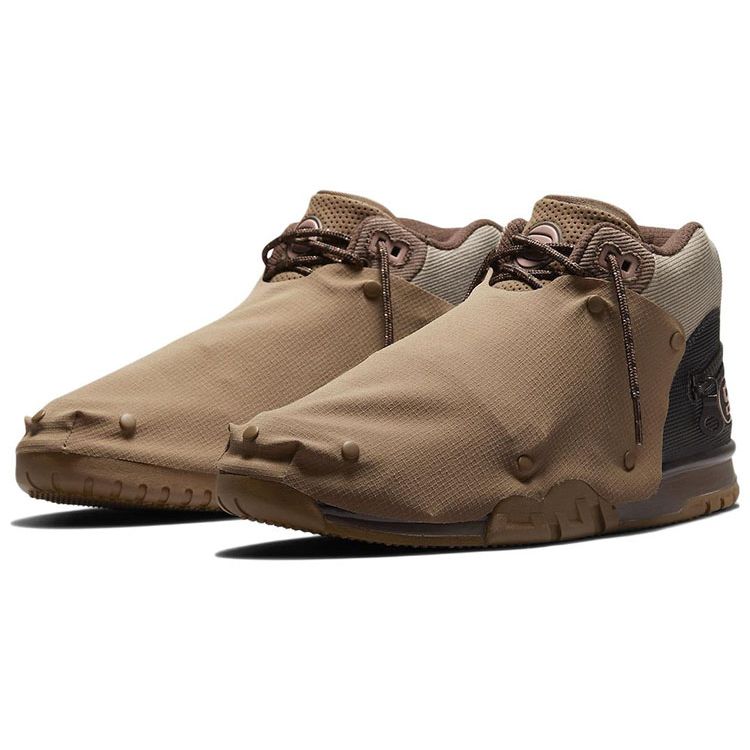 Travis Scott x Nike Air Trainer 1 SP Шоколад Унисекс Кроссовки Коричневый Светло-шоколадный Ржаво-розовый DR7515-200