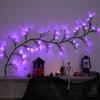Xiaomi 1pc LED Willow Vine Twig Decoration Lights,Fairy Lights,8 Modes USB Plug 170cm/66.92in Indoor Garland Light,Halloween Room Decor