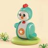 1pc Cartoon Chicken Rooster Spinner, Kids Educational Toy, Baby Crawling Soothing Slider, Press Activated Plastic Plaything for Toddlers