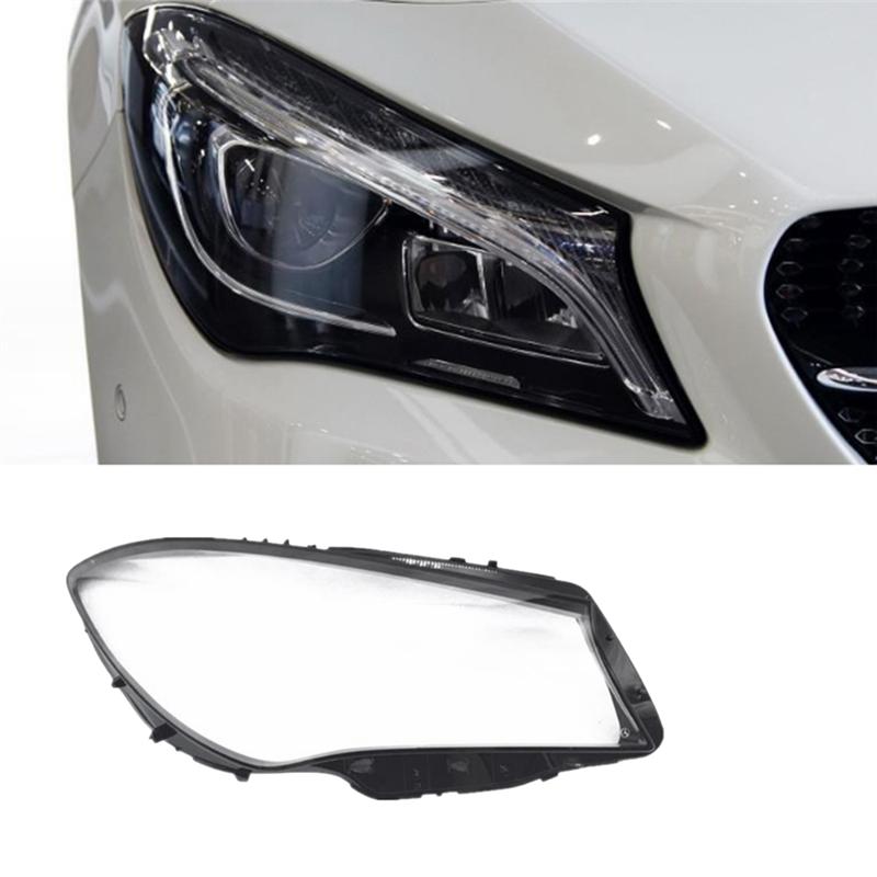 Car Right Headlight Shell Lamp Shade Transparent Lens Cover Headlight Cover For  CLA Class W117 2016-2019 Parts