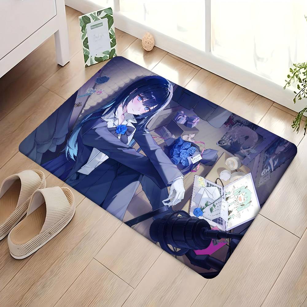1 шт. Коврик для ванной Ado Детская комната Спальня Декорация Балкон Противоскользящий придверный коврик Гостиная Приветственный коврик
