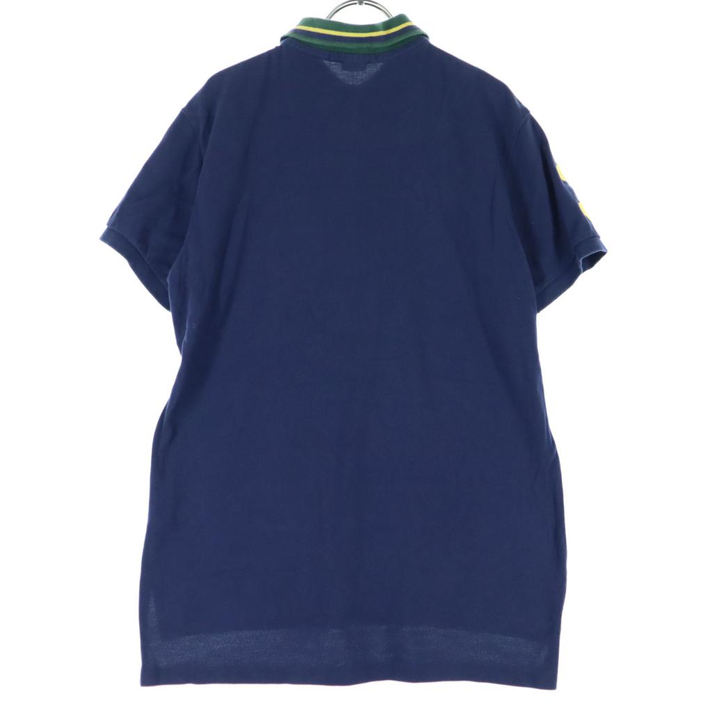 Косметика Polo by Ralph Lauren 90-х годов Старая вышивка Футболка поло с коротким рукавом Мужская Подержанная