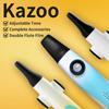 Portable Double Hole Kazoo Multi Colors Accompaniment Kazoo Wind Instrument  Music Gift
