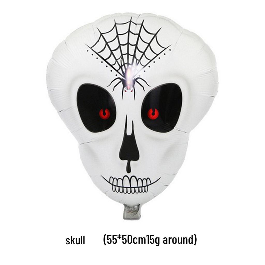 Aluminum Foil Balloons: Halloween Decorations with Ghosts, Skeletons, Pumpkins, and Bats
