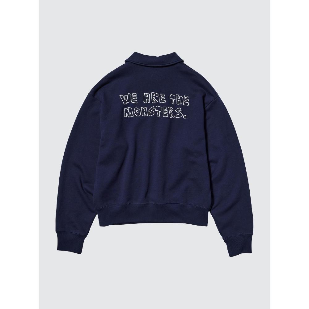 Uniqlo Свитшот на молнии до половины D