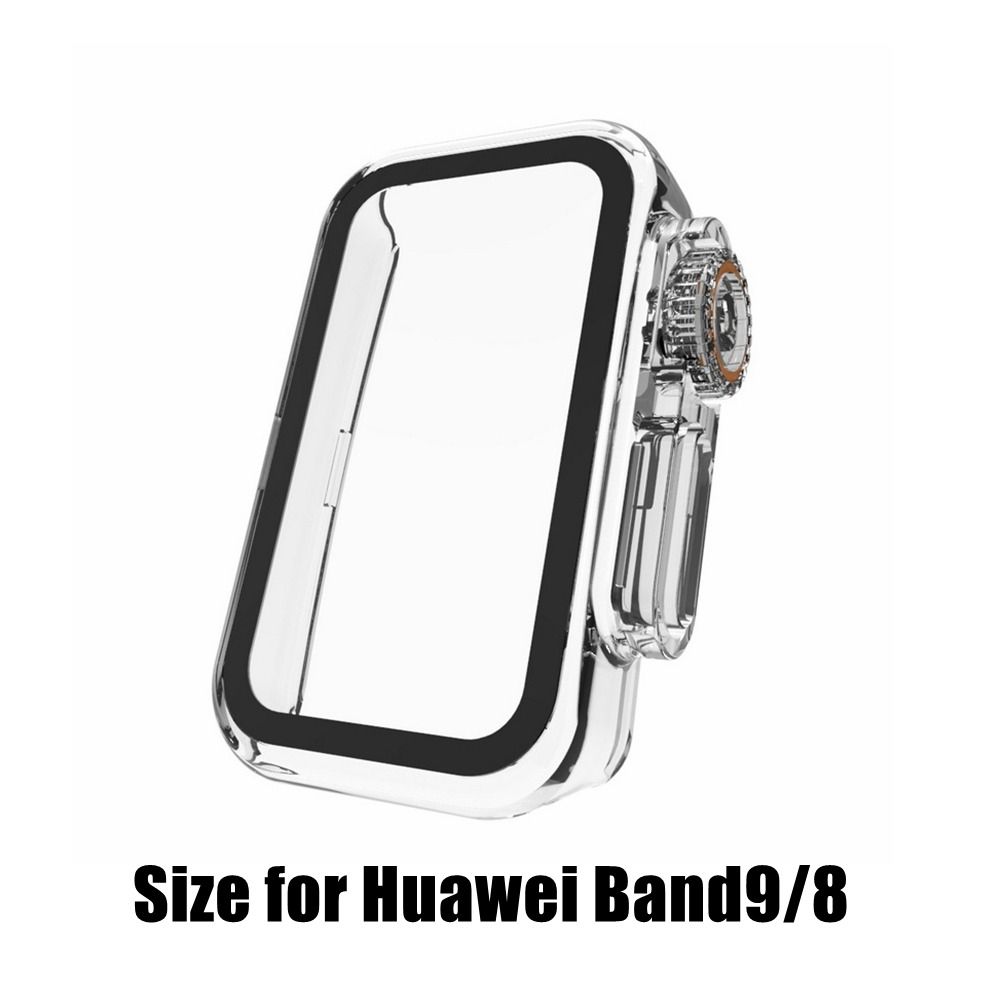 ПК + стеклянный защитный чехол для часов для Huawei Band 9/8 to ultr, аксессуары для интеллектуальной конфигурации