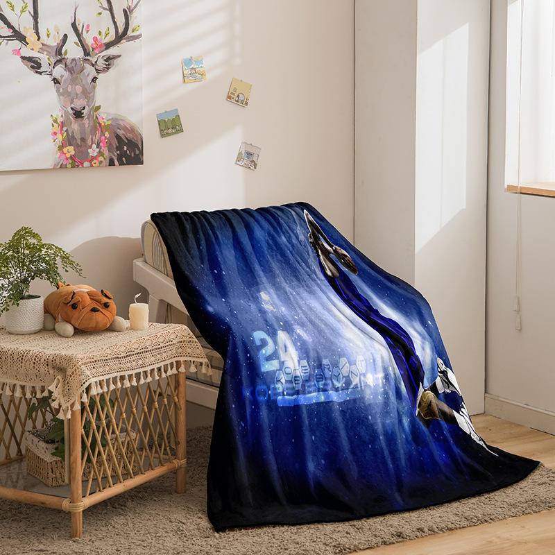 Basketball Star Series Double-Sided Flannel 3D Digital Printing Blanket Blanket