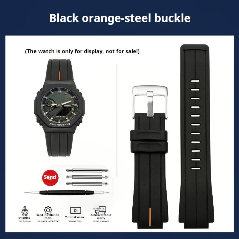 Силиконовый браслет Для Casio G-SHOCK GA-2100 Силиконовый ремешок GA2100 GA2110 GA-B2100 DW5600 GM5600 Модифицированный мужской резиновый ремешок для часов