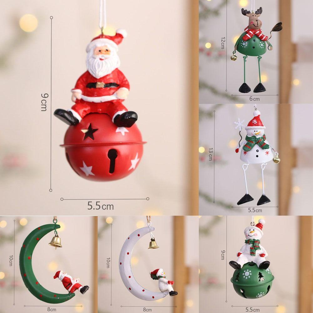 Подвески на елку в виде снеговика/лося/Санта-Клауса, украшение для рождественской вечеринки