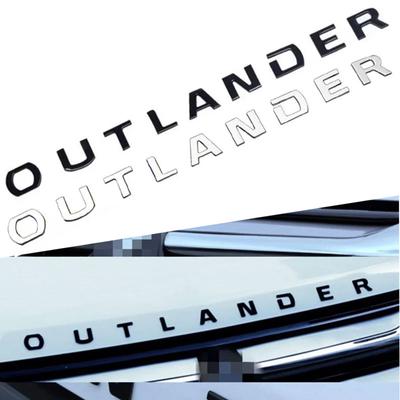 1 шт. Новый 3D ABS OUTLANDER автомобиль с надписью на передней части капота гриль наклейки эмблема значок наклейка наклейка аксессуары для укладки