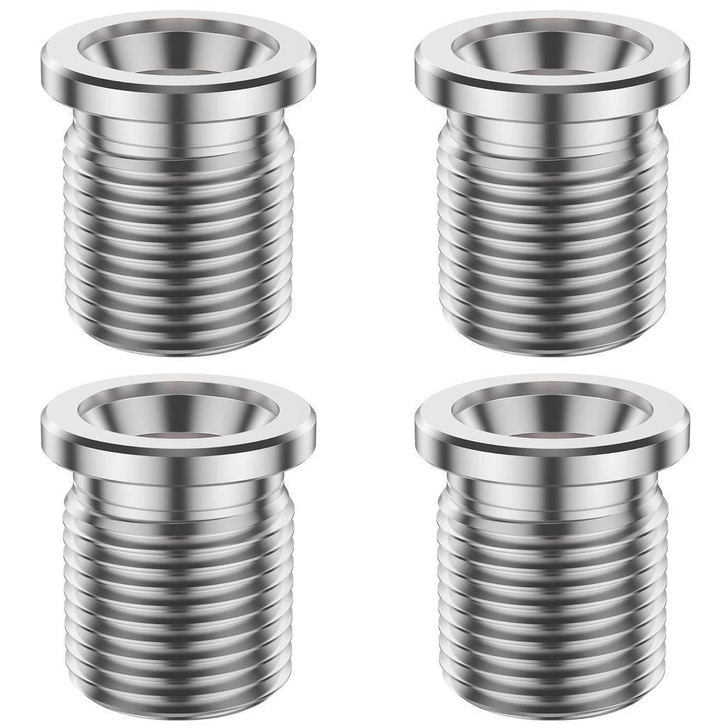4pcs Spark Plug Insert 14mm Spark Plug Port Insert Tool Set Replacement Spark Plug Thread Inserts for Triton Repair Parts