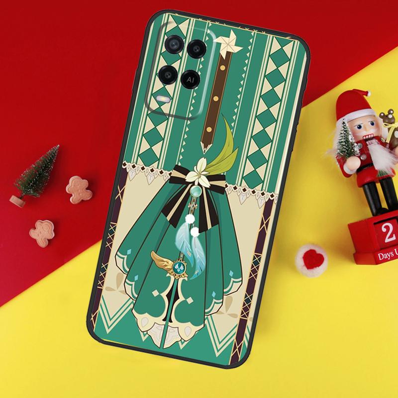 Чехол Genshin Impact для Oppo A94 A74 A54 A60 A40 A80 A16 A76 A96 A98 A58 A78 A18 A38 A57 A17 A15 A5 A6 Pro