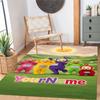Teletubbies Customize Text Area Rug Suitable for Dormitory Foyer Kitchen Balcony Antislip Carpet Office home decor Perfect Gift for Women/Men