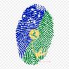 Finger Print Fingerprint Flag Of Morocco Flag Of China Iron On Heat Transfer Printing Vinyl Patches Sticker for Clothes DIY Appliques Washable Patches