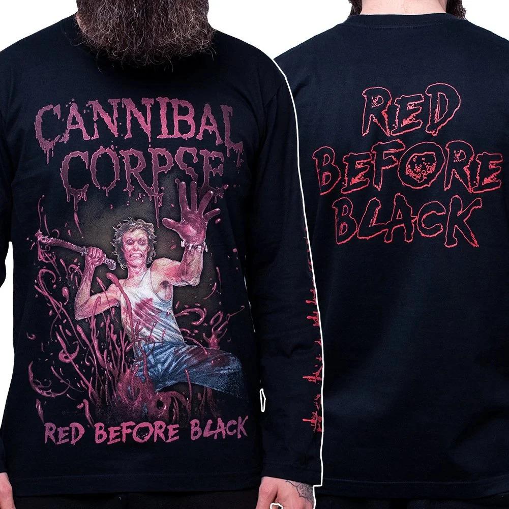 Death Metal Band Cannibal Corpse Album Poster Pattern TShirt Unisex New Summer Loose Harajuku Style Crew Neck 100 Cotton Top