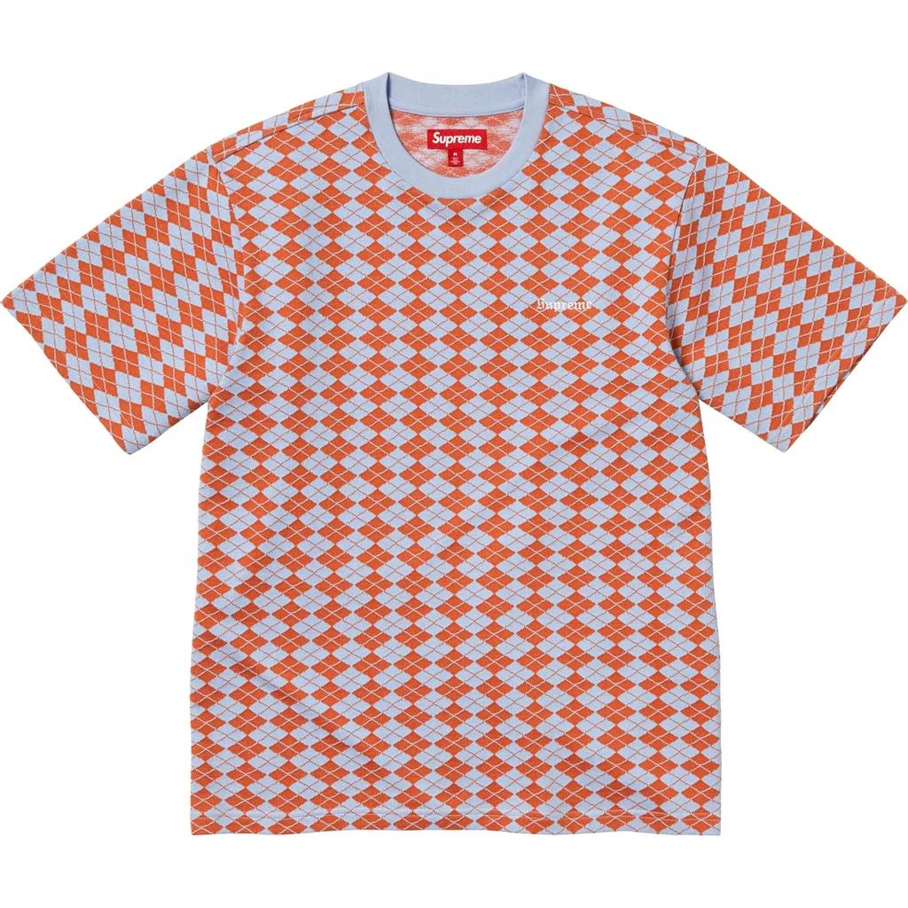 Supreme Diamond Jacquard S/S Top SUP-SS25-199
