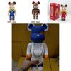 Трендовая фигурка Bearbrick 400% Peko Железный Человек для уникальной коллекции