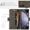 Бизнес Роскошный Магнитный Кошелек с Отделениями для Карт Флип Для Samsung Z Fold 7 5 6 Тонкий Кожаный Кошелек Книжка Подставка Сумка для Карт Карманный Чехол