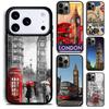Чехол для телефона London Red Bus Big Ben для iPhone 17 16 15 Pro Max Air 14 13 12 11 Plus Ударопрочный Capa Cover