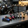 CNC Aluminum Moto Handlebars Grip Rubber Moto Handle Grip  Motorcycle Modification