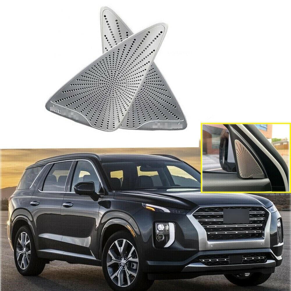 2 шт. Хромированная декоративная накладка на стойку А для динамика двери Hyundai Palisade 2020+