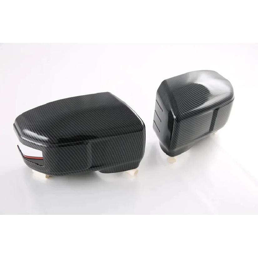 For SsangYong Torres J100 2024 ABS Carbon Fiber Black Rearview Mirror Cover Frame Trim Sticker Car Styling Accessories