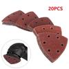 90mm Triangular Sanding Discs 20pcs Abrasive Tools for Wood Metal and More
