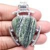 Подвеска Zebra Jasper Gemstone Подарок для нее Серебряные украшения 2.25"