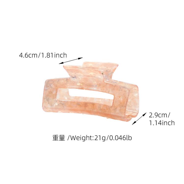 Korean Multicolor Acetate Large Claw Hair Clip 7.5CM Ins Hollow Out Hair Claw Multicolor Hair Accessories