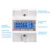 3 Phase 4 Wires Electricity Usage Meter 50/60HZ KWh Meter AC 3*127/220V Energy Consumption Monitor LCD Backlight for Home Office