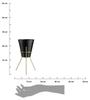 Nowoczesny Stojak Kwietnik 24 Cm Loft