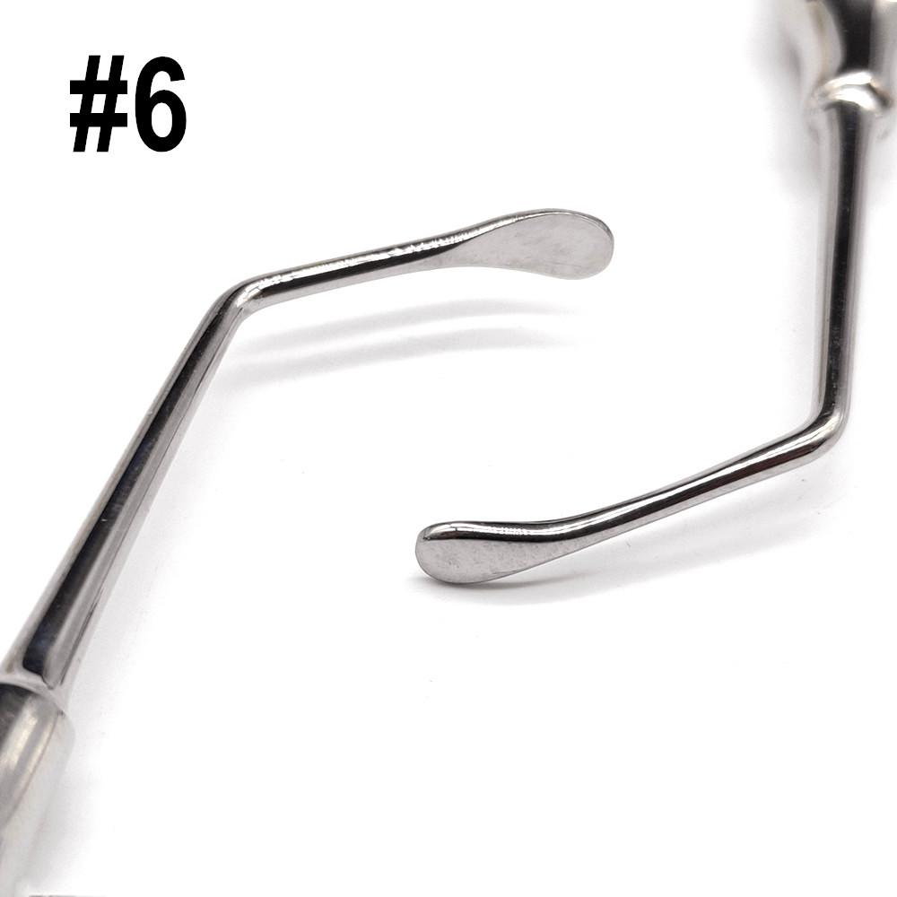 Зубной имплантат, хирургический синус-лифтинг, двойной конец, стоматологический подъемник, инструмент из нержавеющей стали, 6 типов, стоматологические инструменты