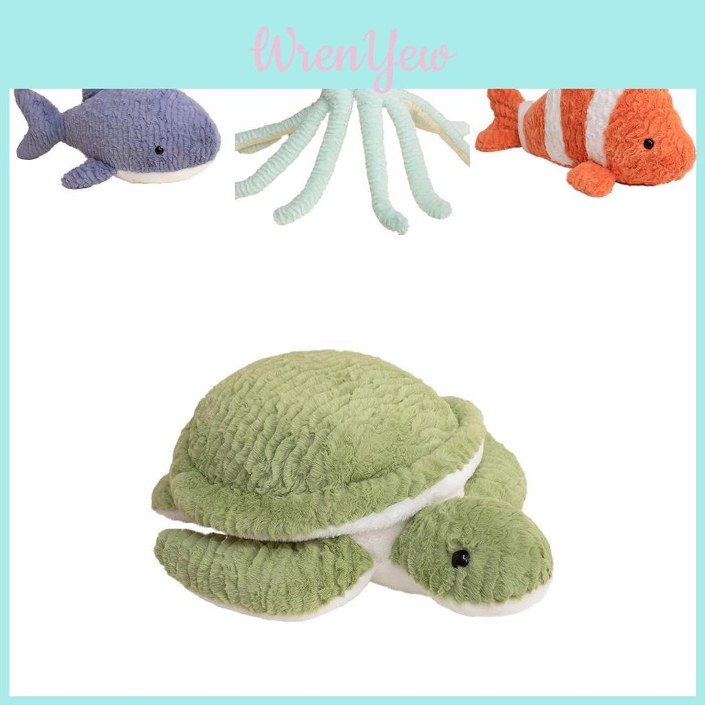 Плюшевая игрушка морское животное черепаха из мягкого короткого плюша для детей для коллекции подарок