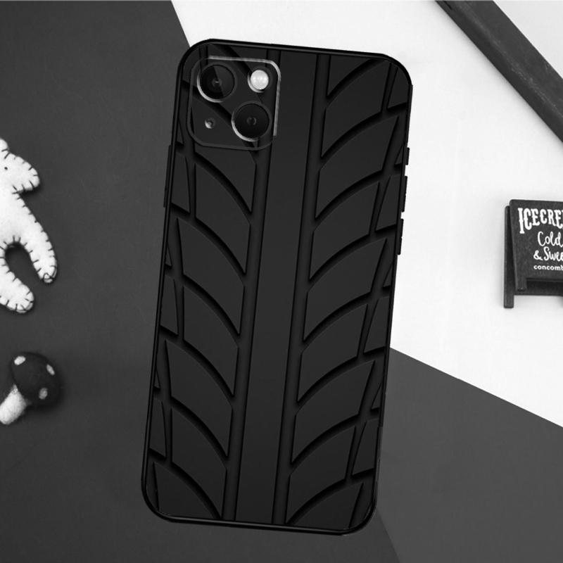 Tire Tread Wheel Case For iPhone 11 12 13 14 16 15 Pro Max Plus Mini X XR XS Max 7 8 Back Cover