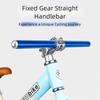 Aluminum Zinc Zinc Alloy Folding Bicycle Handlebar 375mm Long Bicycle Handlebar  Sliding Bikes
