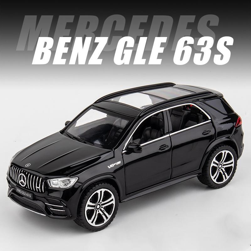 1/32 масштаб Benz AMG GLE 63S внедорожник игрушечный автомобиль, литая под давлением модель автомобиля с откидной спинкой со светом и звуком игрушечный транспорт для детей и мальчиков