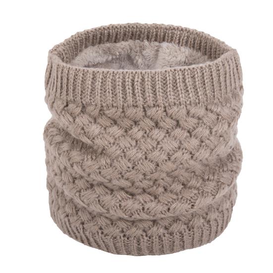 Women Winter Wrap Ring Thick Warm Soft Breathable Knitting Scarf Neckerchief