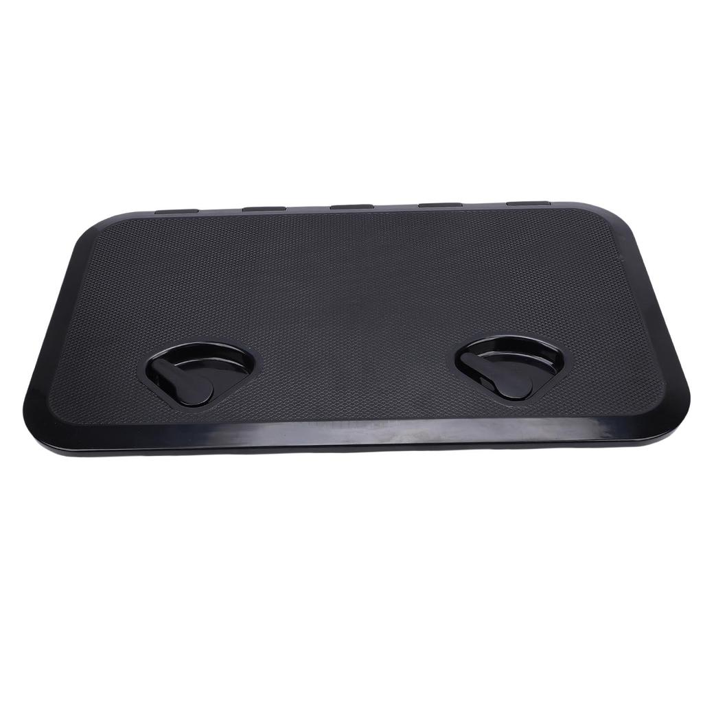 Boat Hatch 24inx14in Rectangle Boat Deck Hatch 180 degrees  Opening Lid Marine Boat Access Hatch Lid for Yachts RV Black