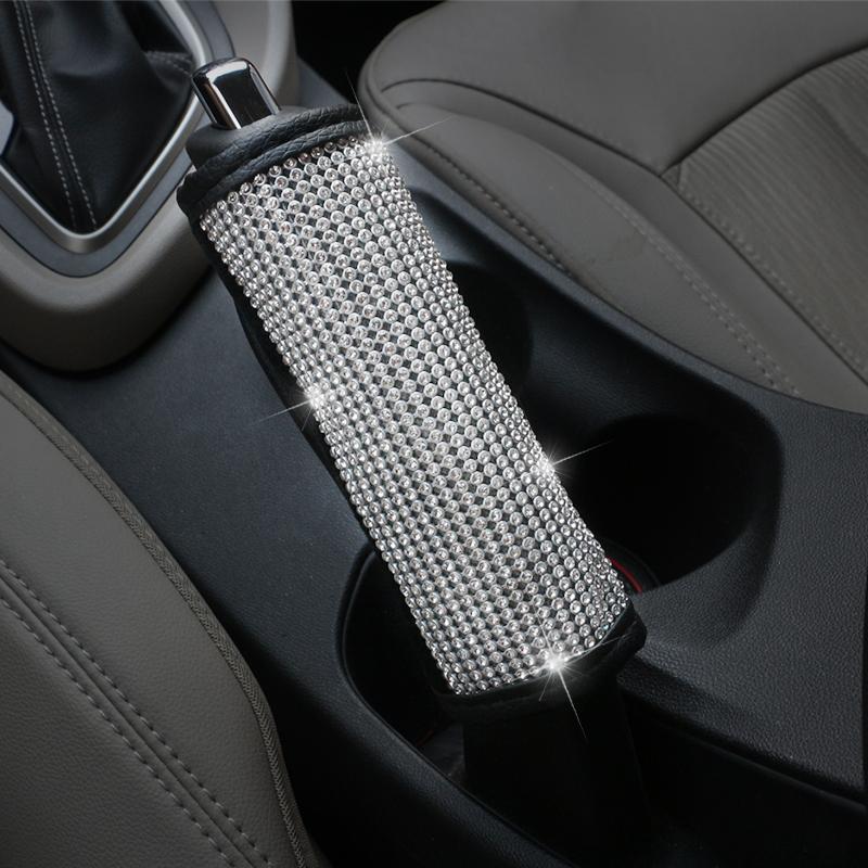 Bling Bling Rhinestones Crystal Car Steering Wheel Cover PU Leather Steering-wheel Covers Auto Accessories Case Car