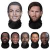 3D-печатные головные уборы для косплея Модная эластичная сетка Маска на все лицо Реалистичные забавные косплей-аксессуары Декор на Хэллоуин Унисекс Мужчины Женщины