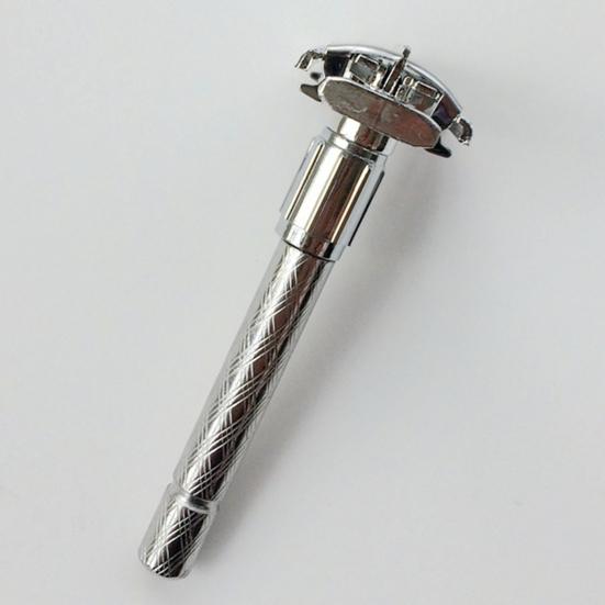 Razor with Long Handle Manual Double Edge Men Facial Razor for Daily