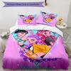 Glam Squad Vibes Custom Name Text Print 1Pc Bedding Set Duvet Cover With Two Pillowcases Soft Bed Linen For Household Bedroom