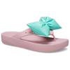 Crocs Classic Cloud Bow Flip Flops Women Footwear Pink 210182-606
