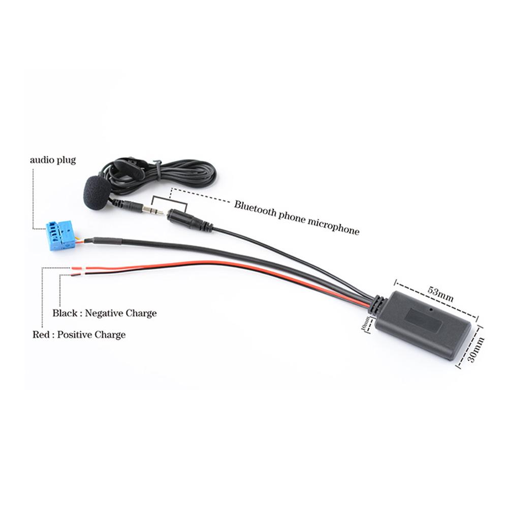 Адаптер Bluetooth 5.0 для Renault (2005-2011) с AUX-кабелем и микрофоном