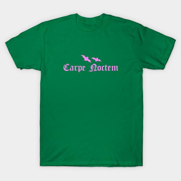 Unisex Fashion TShirt Carpe Noctem Pink Print TShirt Plus Size XS-6XL T-Shirt 100%Cotton Tops O Neck Short Sleeve Tees